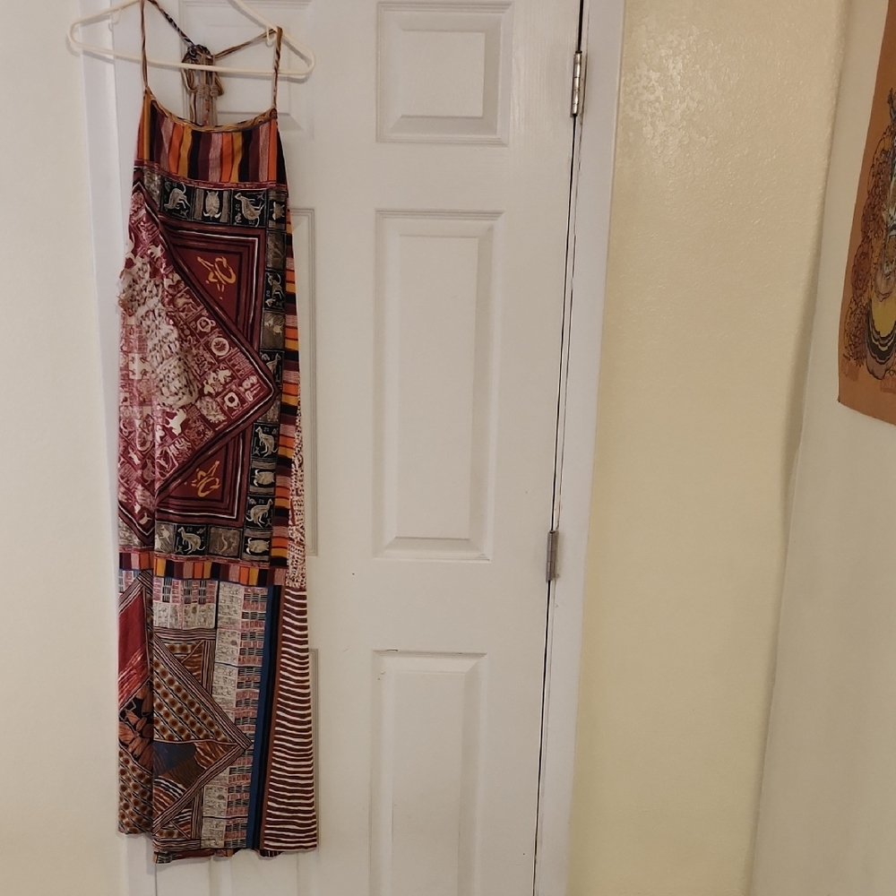 Save The Queen Multicolor Artistic Dress